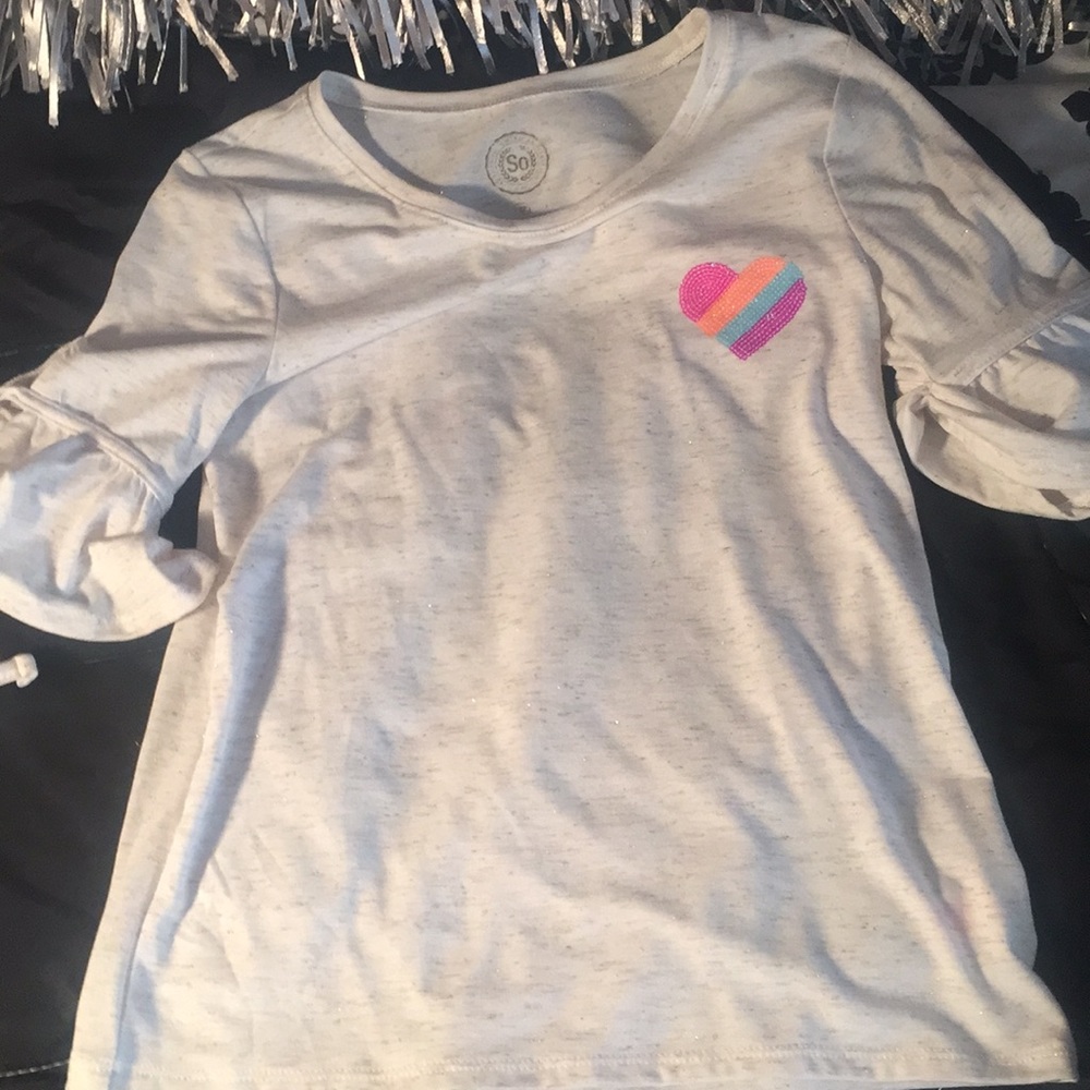 Girls size 12 cute shirt never worn wrong size